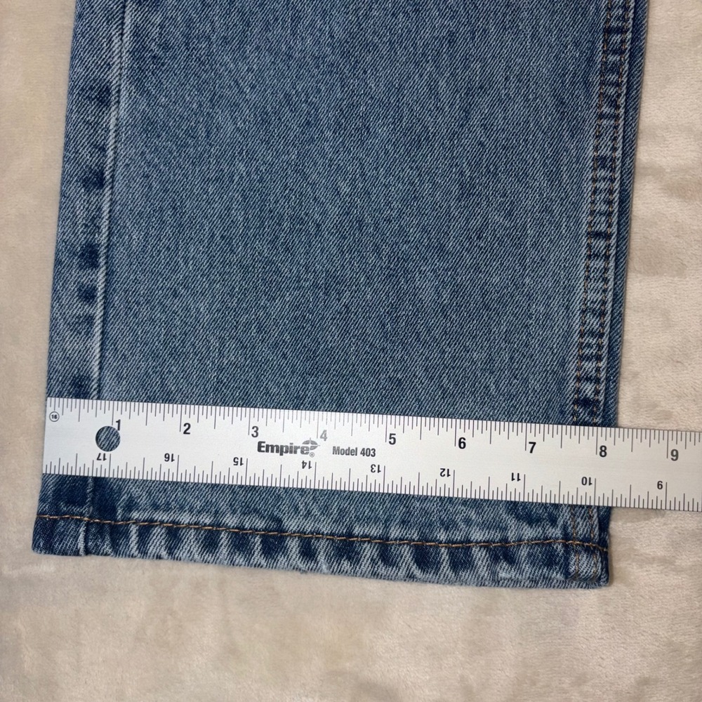 Levis 505 Regular Fit Straight Leg Jeans Blue Denim 34x29 00505-4834 - Picture 4 of 9